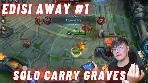 edisi away#1 - Musuh all AD? Pilih Graves bukan Rammus! (Solo Carry Eme) - Wild Rift Indonesia