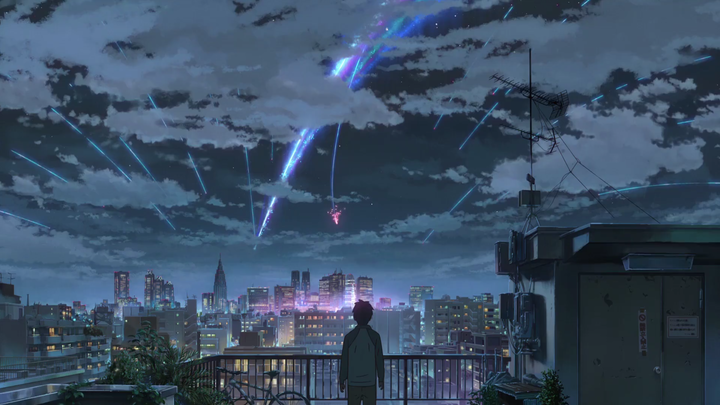 คลิปไคลแมกซ์ของภาพยนตร์หลักสามเรื่องของ Makoto Shinkai