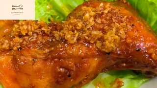 Mukbang gà chiên sốt nước mắm phần 3 #anngon