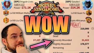 Wallace Test Results [Infantry META?] Rise of Kingdoms