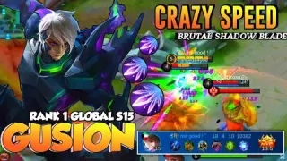 Top 1 Global S15 Gusion ,Deadly Dagger Combo! God Speed! | Gusion Gameplay | MOBILE LEGENDS✓