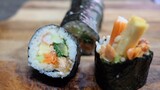 ซูชิแซลมอนรวมมิตร ทำไม่ยาก อร่อยมาก(ENGSUB)salmon mixed sushi