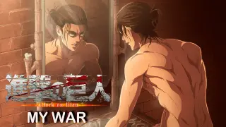 Attack on Titan My War Full - [AMV] (lyrics in sub)