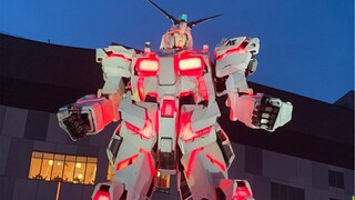 The 40th anniversary of GUNDAM in Odaiba, Tokyo 1:1 Unicorn Show