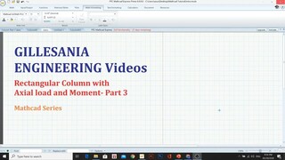 RCD Episode 23 - Analysis of Rectangular Column with Axial Load and Moment