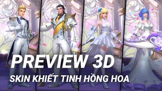 Tốc Chiến | Preview 3D Skin Khiết Tinh Hồng Hoa: Ezreal, Jarvan IV, Lux, Sona | Yugi Gaming