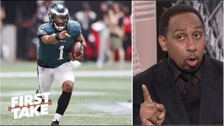 FIRST TAKE | Stephen A. breaks NFC East race after Eagles def. Washington 27-17 - Cowboys or Eagles?