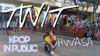 FAT GIRL DANCES 'HWASA'S TWIT KPOP IN PUBLIC' || SLYPINAYSLAY