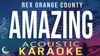 AMAZING - Rex Orange County ( Acoustic Karaoke )