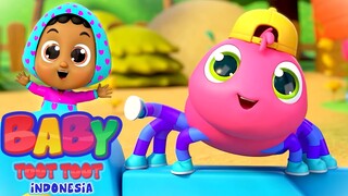 Incy wincy laba-laba | Video prasekolah | Bayi sajak | Baby Toot Toot Indonesia | Puisi untuk anak