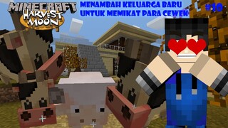 Keluarga baru untuk memikat para cewek! - Minecraft HarvestMoon #10
