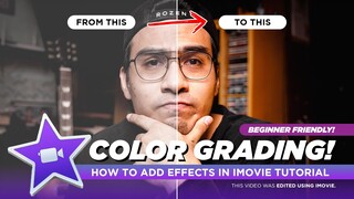 iMovie Tutorial for BEGINNERS! COLOR EDITING iMovie Tutorial for BEGINNERS in TAGALOG!