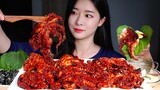 제철맞은 겉바속촉 매운쭈꾸미볶음🐙치즈퐁듀먹방/SPICY STIR-FRIED SMALL OCTOPUS 🔥CHEESE FONDUE Gurita MUKBANG EATING SHOW