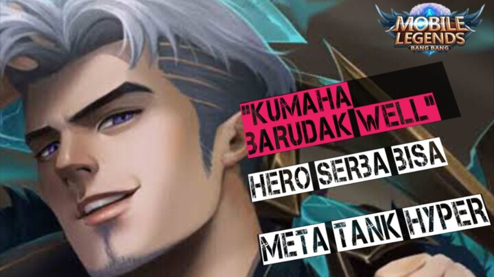 COBAIN META HYPER TANK PAKE FREDRIN SAKIT BANGET GEPREKANNYA || MOBILE LEGENDS