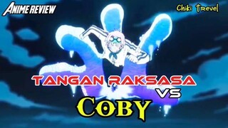 Coby vs tangan raksasa