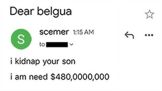 How scammers expect us to react to their emails...