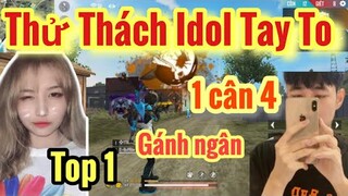 [Free Fire] Ngân dụ dỗ Anh Trai 1 Cân 4 ,Tự Sát Để Anh Trai Gánh Top Cực Gắt/Ngân Kaito