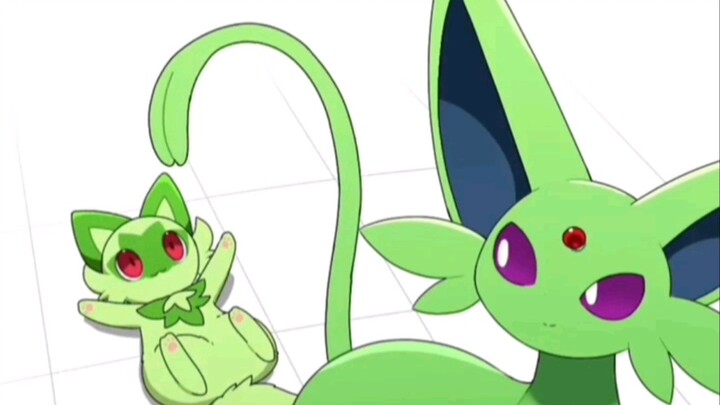 The second episode of the cute daily animation of NeoLeaf and Shiny Solar Eevee is here!