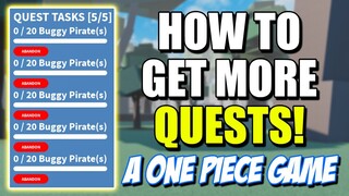 How To Stack Up Quests in A One Piece Game