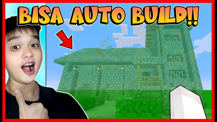 KEREN !! KITA BISA AUTO BUILD BANGUNAN MINECRAFT !! Feat @sapipurba Roblox