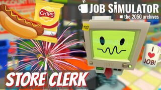 FUNNY MOMENTS ON JOB SIMULATOR! - VR