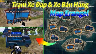 Địa Điểm Có Nhà Kho Để Xe Đạp & Xe Bán Hàng Map Erangle - PUBG Mobile 2.2.