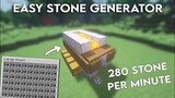 Minecraft Easy Stone Generator 1.17/1.18 Survival Tutorial