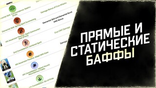 Как работают прямые и статические баффы, связь со снапшотами | Genshin Impact 2.8