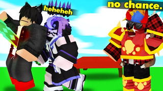 ฉันใช้ชุด VOID One Shot แล้วพวกเขาก็โกรธ (ROBLOX BEDWARS)