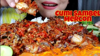 ASMR CUMI SAMBEL MERCON CABE RAWITNYA  BERLIMPAH | ASMR MUKBANG INDONESIA | EATING SOUNDS