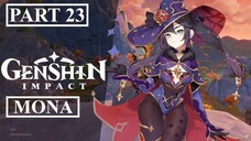 Genshin Impact | Mona Chiến Boss Rồng Và Cách Chơi Mona Dame Chính