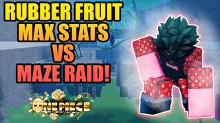 Rubber Fruit Gear 2nd vs Maze - Is Gomu Gomu No Mi Good For Maze in A One Piece Game