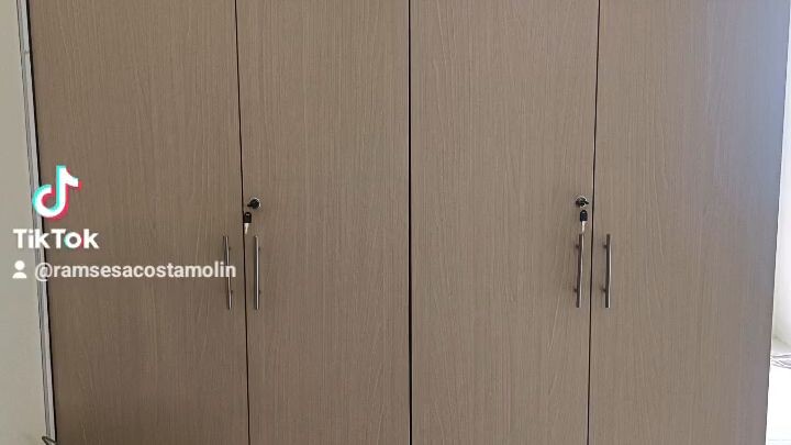 cabinet partition and queen size bed with double underbed