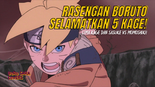 Rasengan Boruto Selamatkan Lima Kage dan Sasuke!