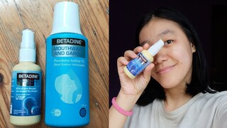 BETADINE SORE THROAT SPRAY VS BETADINE KUMUR. SAMA ATO BEDA?