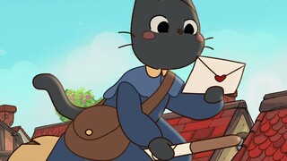 【Animasi Pendek】Tukang Pos Kucing Hitam Lucu