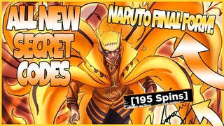 ALL 2 *NEW SPIN* CODES IN SHINOBI LIFE 2 (ROBLOX) [OCTOBER-21-2020] *NARUTO FINAL FORM*