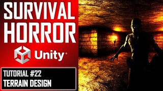 How To Make A Survival Horror Game - Unity Tutorial 022 - TERRAIN | INTRO SCENE