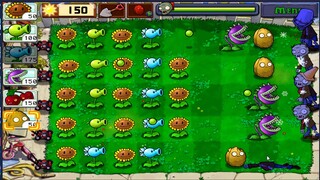 Plants vs Zombies Adventure Level 1.8 and 1.9