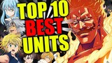 TOP 10 BEST UNITS RELEASED IN 2022!! WHAT A CRAZY YEAR! | Seven Deadly Sins: Grand Cross