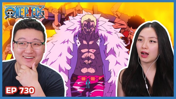 EVERYONE HOLD BACK DOFFY! | One Piece Episode 730 Couples Reaction & Discussion