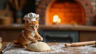 Tiny Gingitoo_ Adorable Ginger Kitten’s Cozy Countryside Adventure!