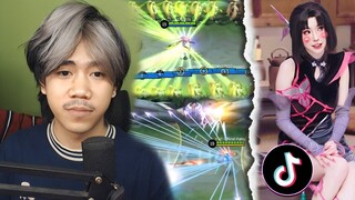 REACTION TIKTOK MOBILE LEGENDS - MARKOREC #95