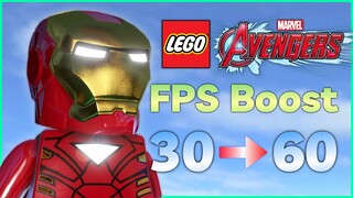 FPS Boost | LEGO Marvel's Avengers (30fps vs 60fps Gameplay)