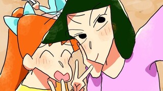 [Crayon Shin-chan] Looking at the relationship between Midori Yoshinaga and Mei Matsuzaka in differe