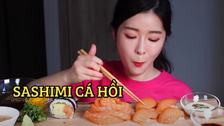 [Mukbang TV] - Sashimi cá hồi