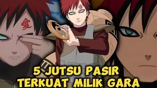 5 JUTSU PASIR TERKUAT MILIK GARA😡