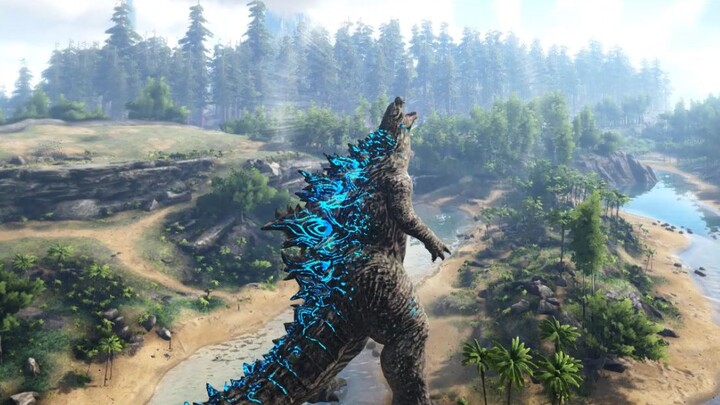 【 Ark Survival Evolved 】ตัวอย่าง Godzilla Premium Mod