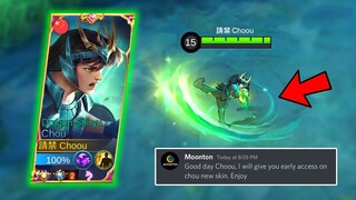 MOONTON THANKYOU FOR THIS EARLY ACCESS OF DRAGON SHIRYU!! NEW SKIN CHOU GAMEPLAY!!