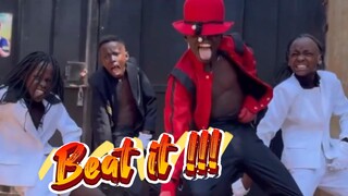 非洲小孩模仿迈克尔杰克逊的Beat it舞蹈